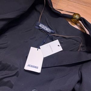 JACQUEMUS
Black Le Raphia 'La Veste Baska' Blazer